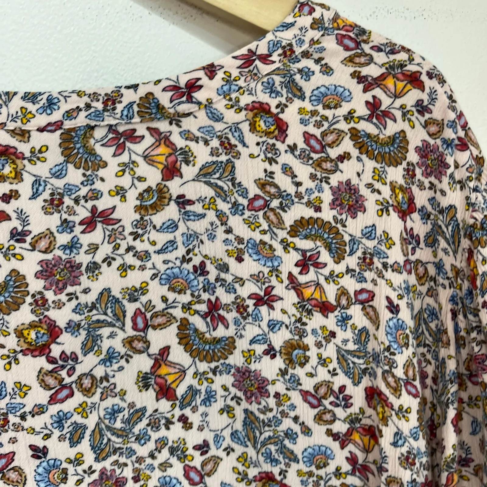 J.Jill Floral Maxi Dress XLP Boho Lightweight Flowy Comfort Chic Cottagecore Red Size undefined - Image 8