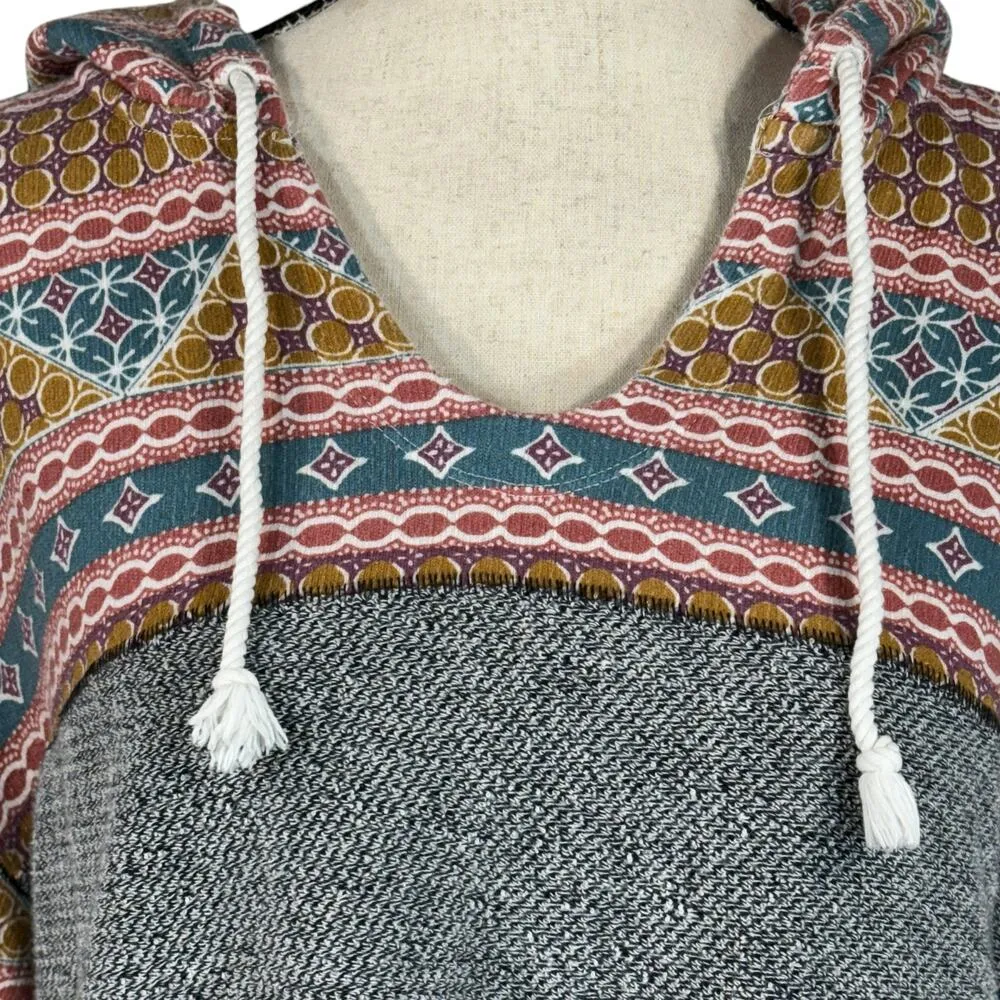 Anthropologie Saturday Sunday Medium Lesia Sweatshirt Hoodie Pullover 3/4 Sleeve - Image 2