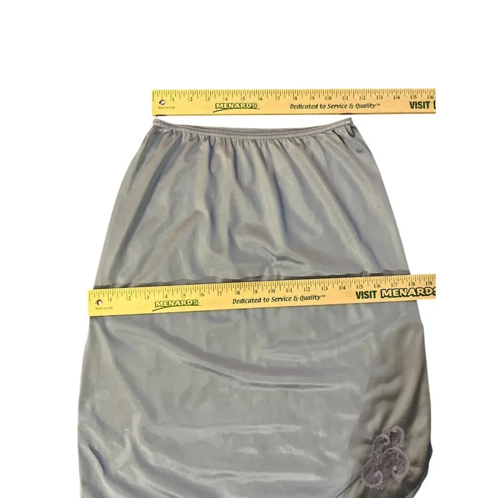 Vintage Maidenform Half Slip Womens Small Blue 24” Sweet Nothings ILGWU 60s - Image 8