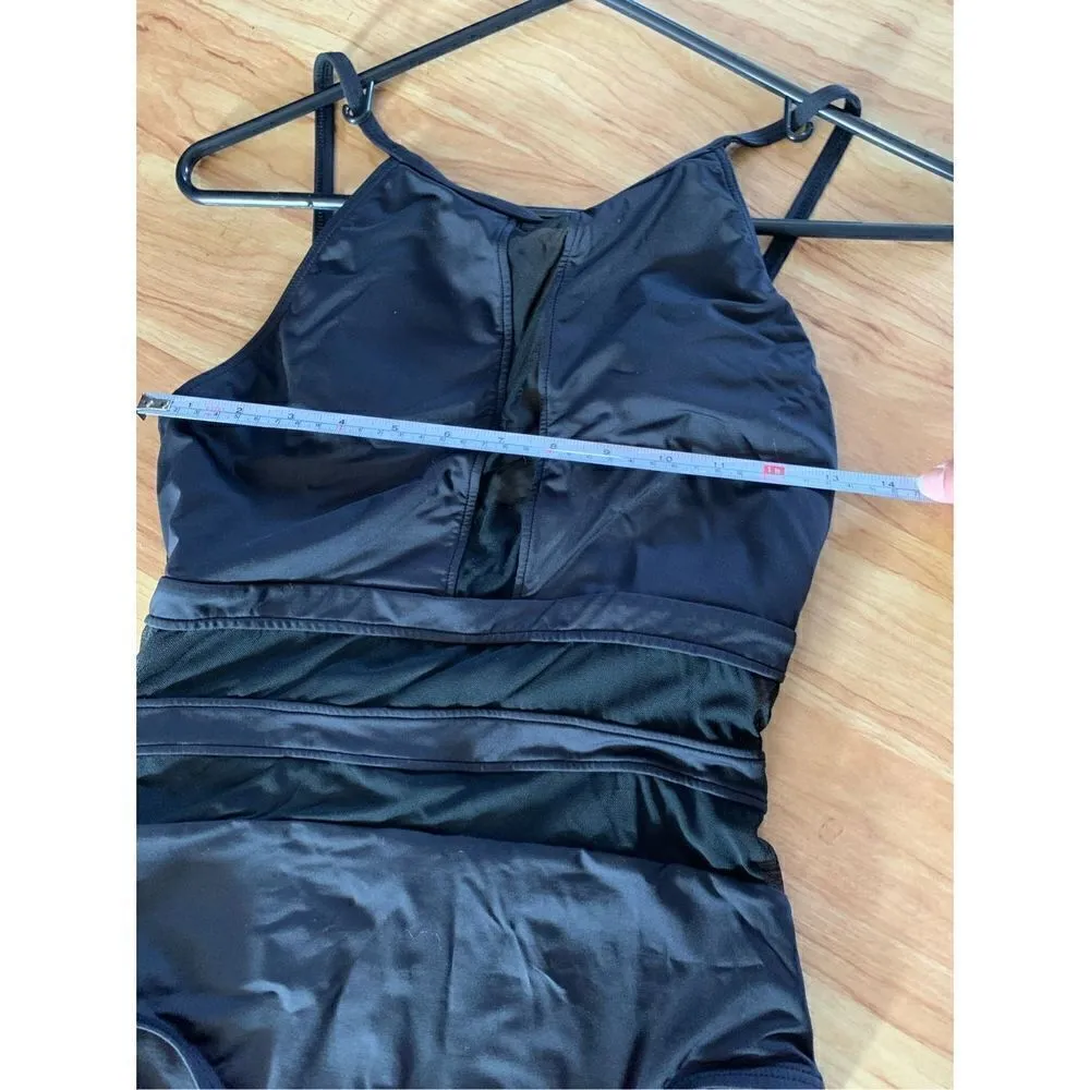 La blanca black bikini medium black cut out one piece - Image 8