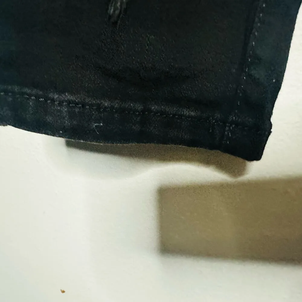 JOES Women's Black Denim Button & Zip Up Low Rise Skinny Jeans Size 28 - Image 7