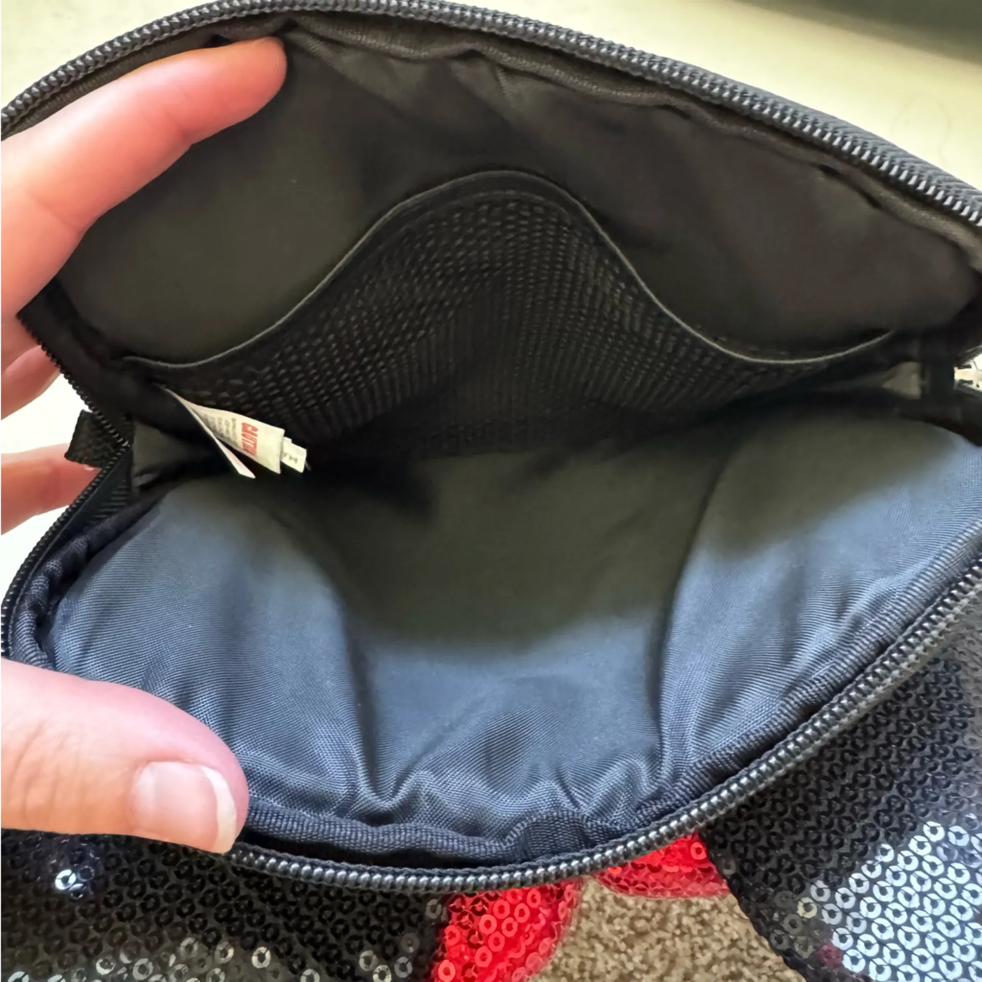 Disney Parks Minnie Sequin iPad Tablet eReader Travel Case Crossbody Purse - Image 5