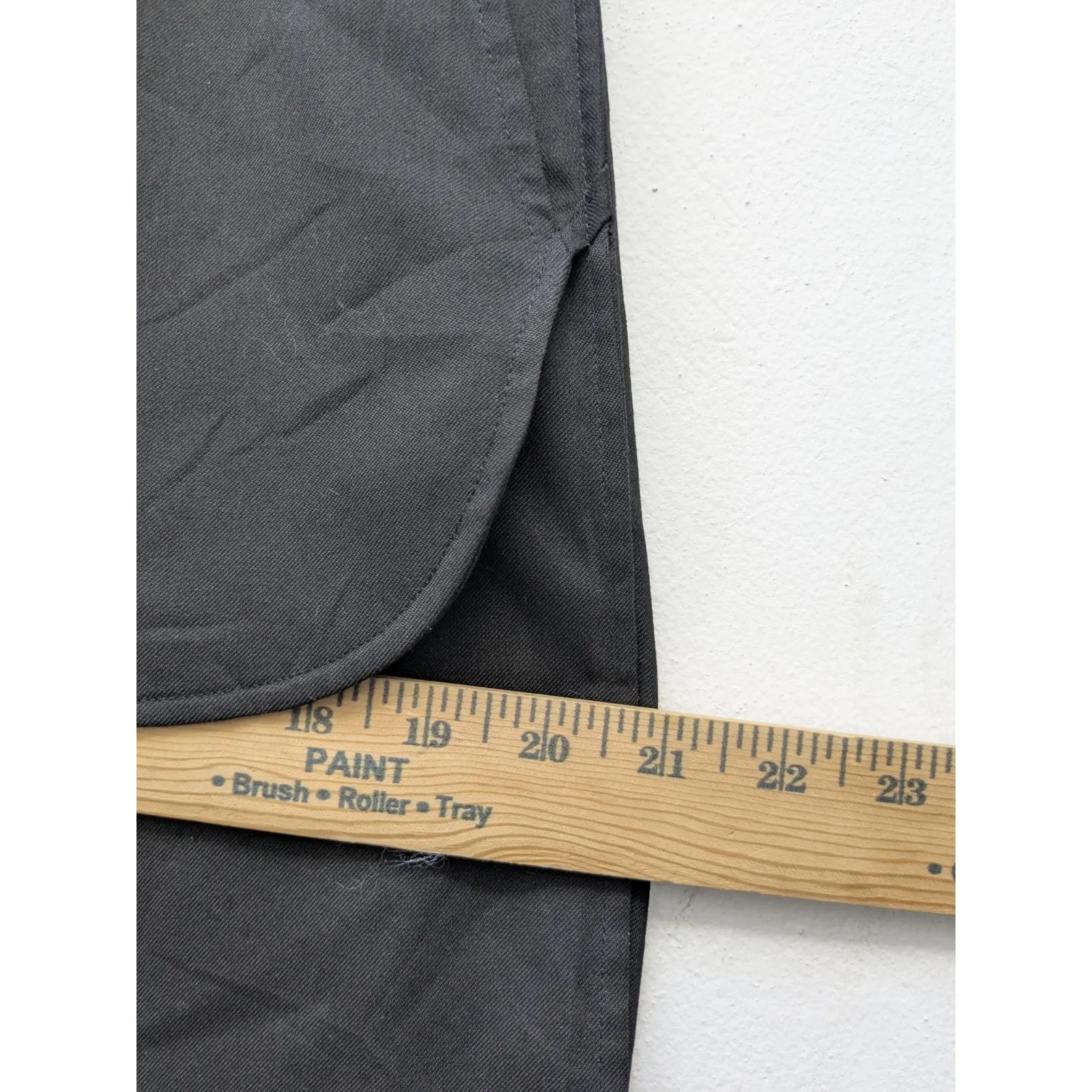 Zara Women's Tuxedo Pants W/Ext Pockets Satin Waist & Lower Leg Black Size M EUC - Image 7