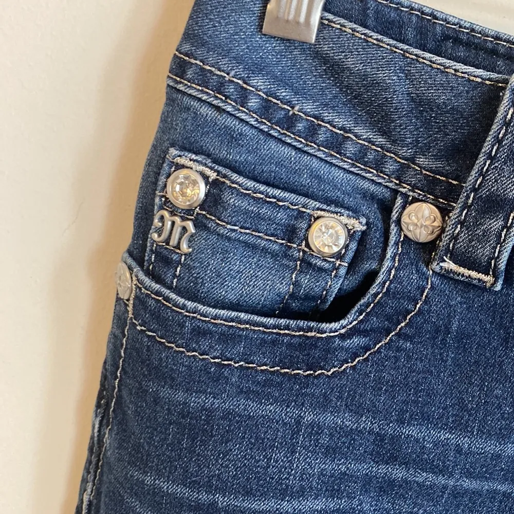 High Rise Denim Skirt - Image 4