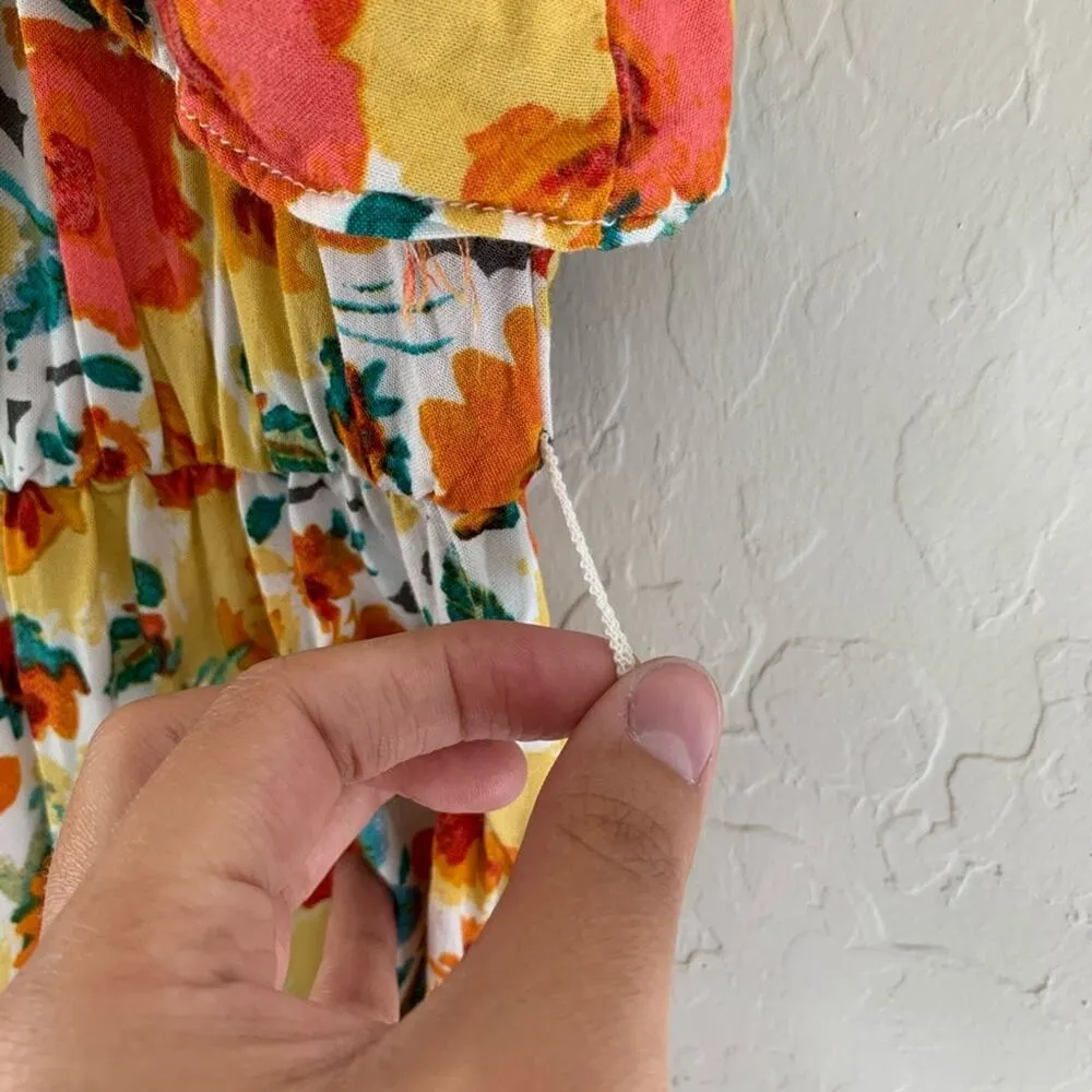 A. Byer short floral dress fall colors - Image 4