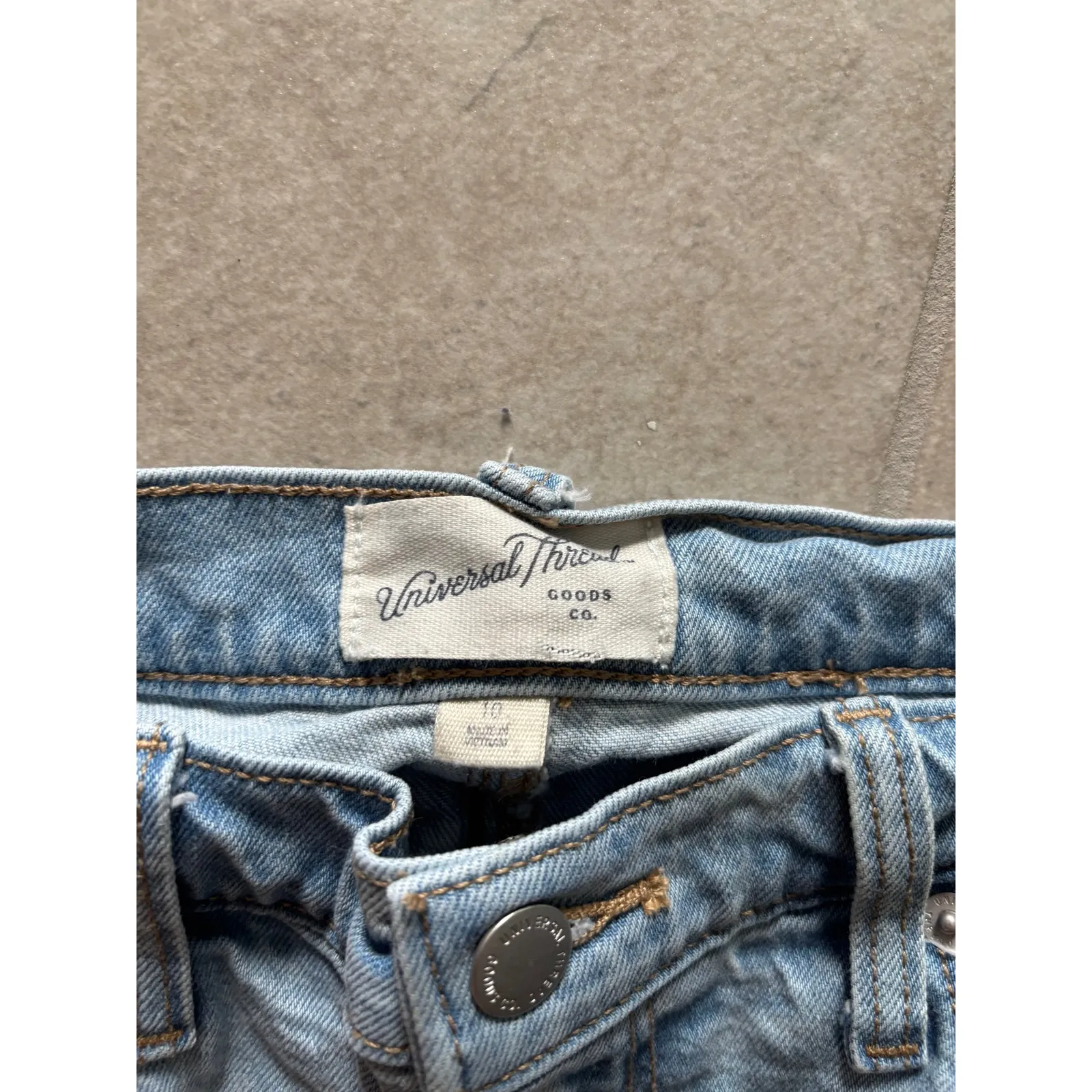 Universal Thread Denim Skirt Womens 10 Blue Maxi Western Festival Cowgirl Preppy - Image 5