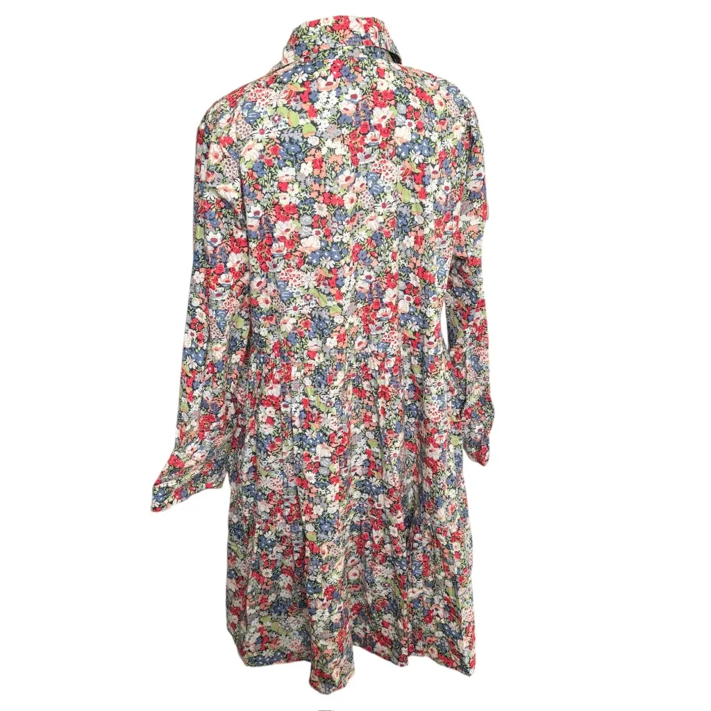 Dress Addict Floral Collared Mini Dress Pink Size M - Image 3