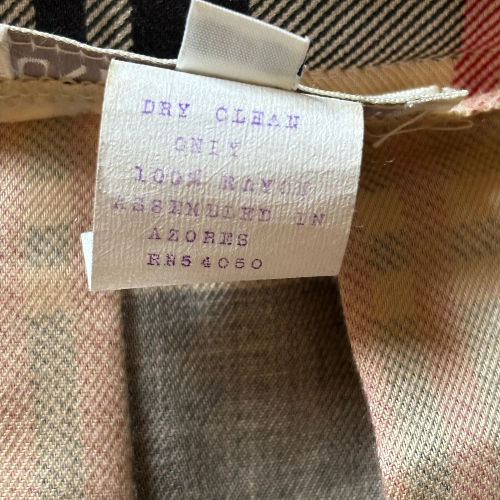 Vintage Jones New York Mixed Print Plaid Pleated Midi Skirt - size 8 - Image 3