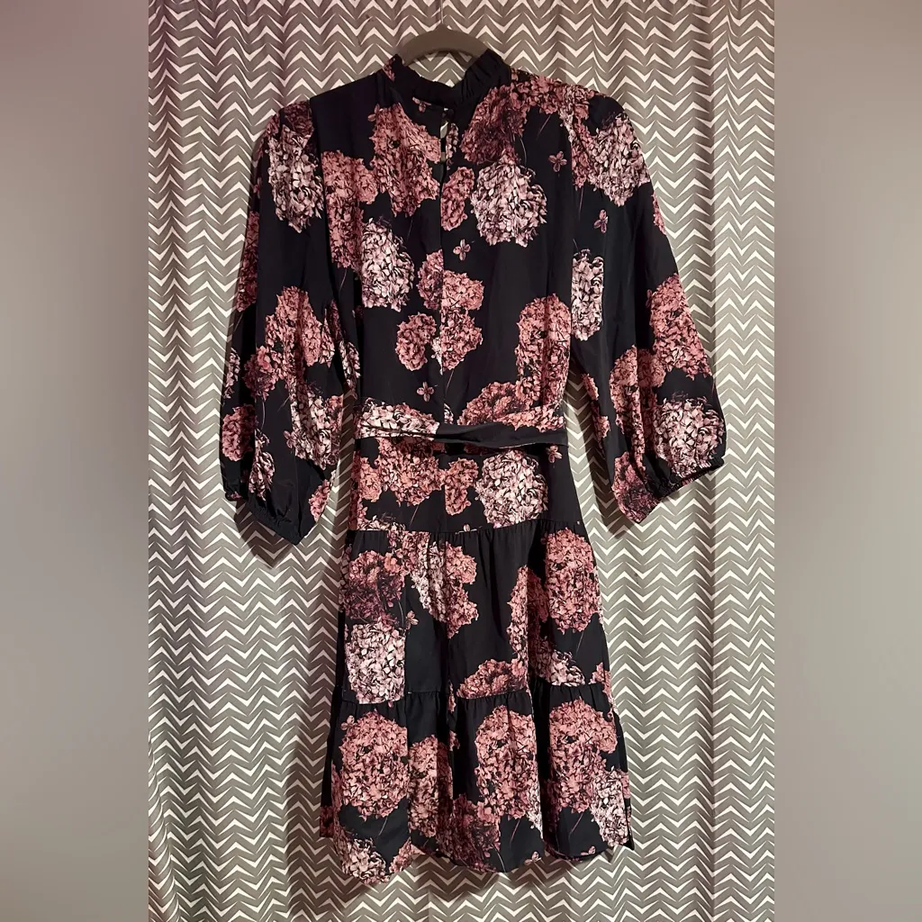 Margaret O’Leary | Olivia Hydrangea Silk Dress, size S - Image 5