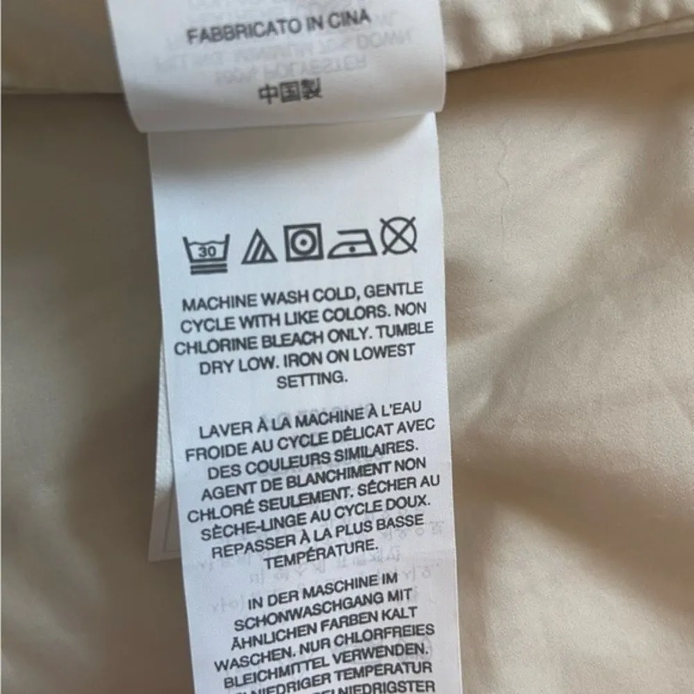 J Crew Cream Excursion Quilted Down Puffer Vest Size XS - Image 10