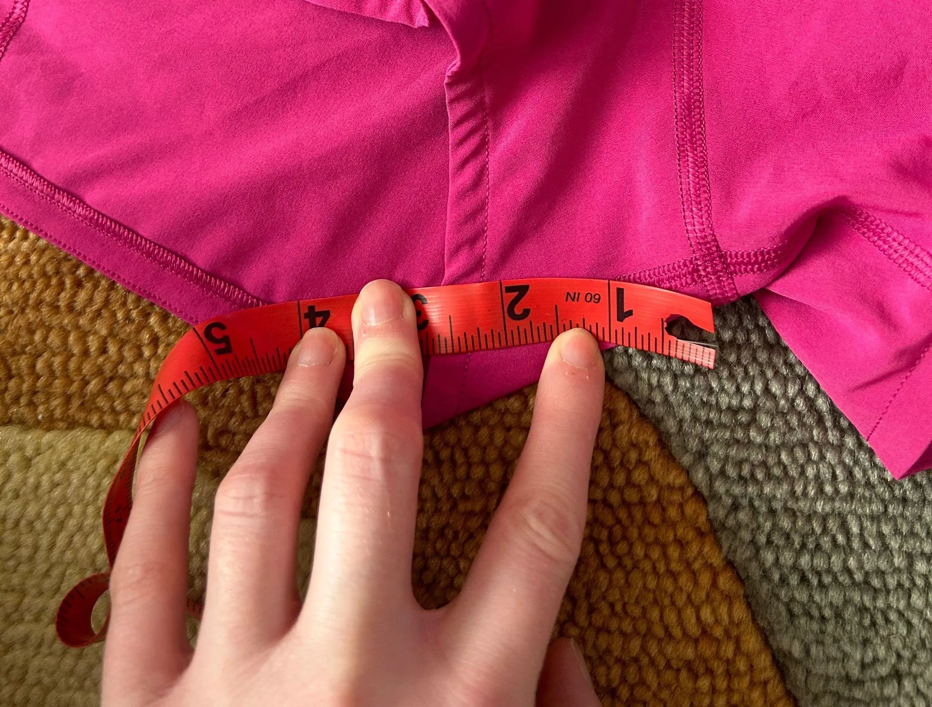 Speed Up Shorts 2.5” Low Rise Sonic Pink Built in Underwear Size 10 - Image 6