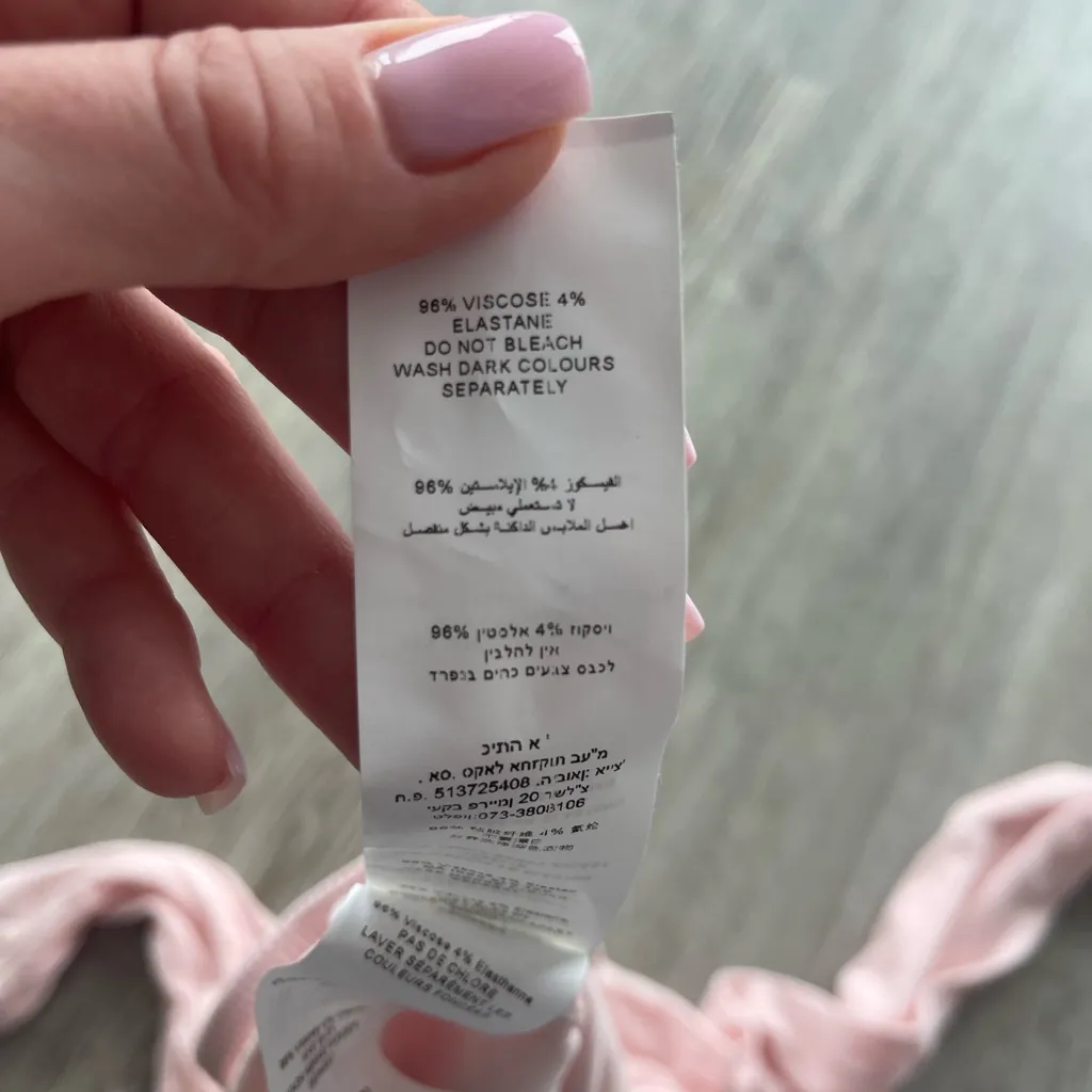 MISSGUIDED RIBBED  PINK LONG SLEEVE BODYSUIT US2 - Image 10