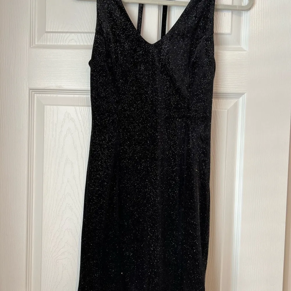 Forever‎ 21 Black/Silver Mini Dress
Size Medium NWT - Image 2