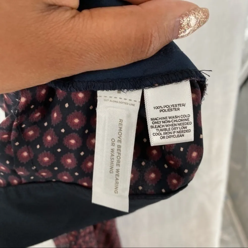 LOFT Deco‎ Printed Lightweight Fluid Ankle Pant - Image 12