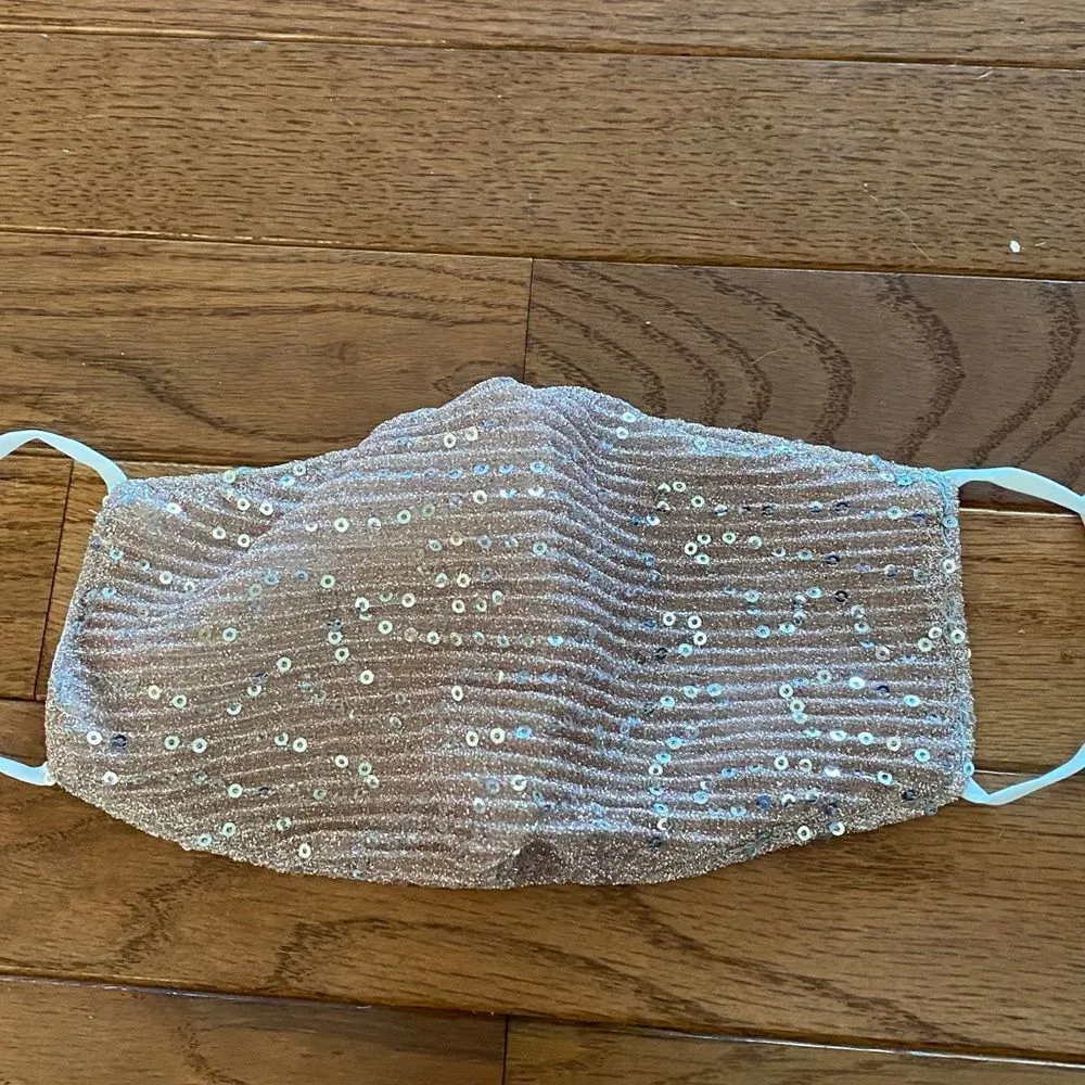 Sequin Mask‎ Adjustable Pink NWT - Image 9