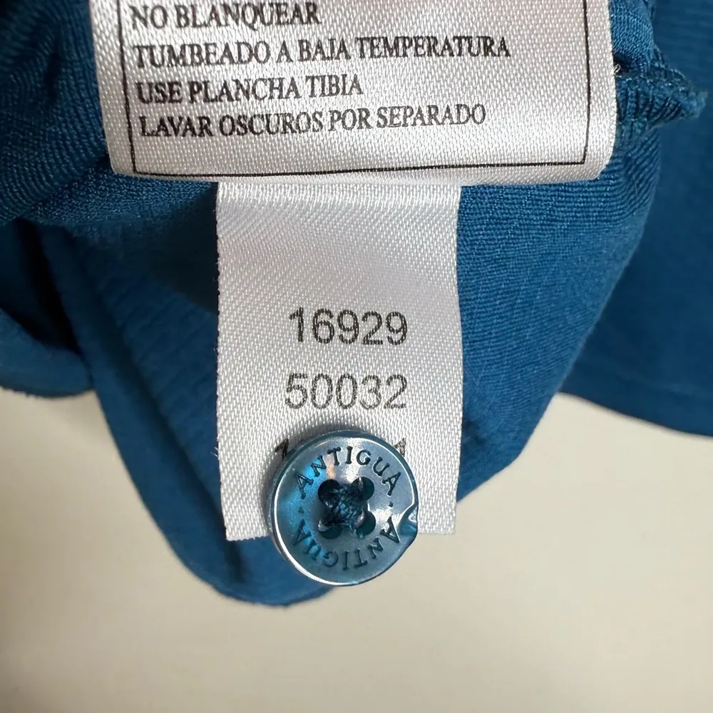 Antigua Desert Dry Xtra Lite Golf Polo Shirt Women’s Size Medium Pinecrest Lake - Image 8