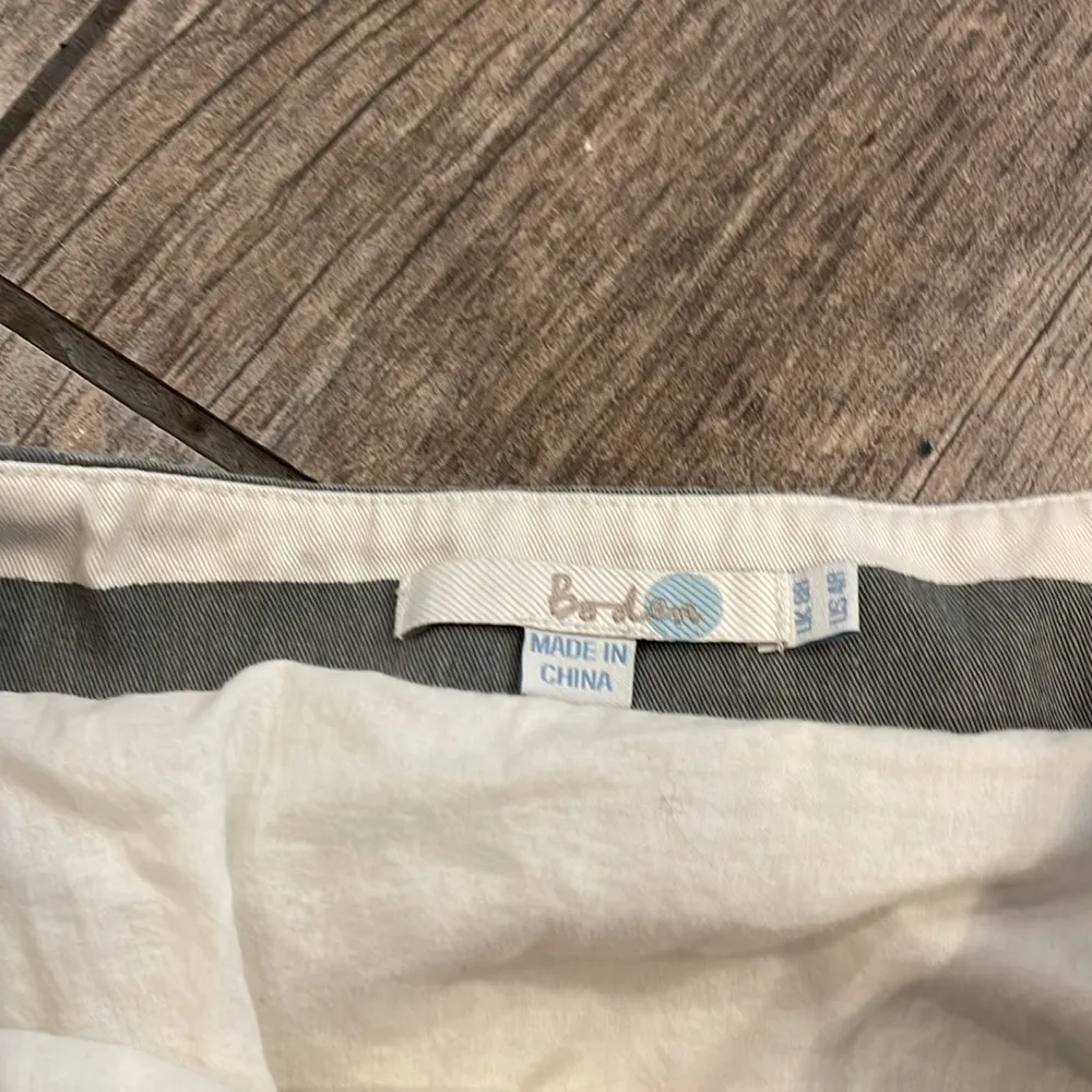 Boden women’s flower striped mini skirt Gray Size 4 - Image 3