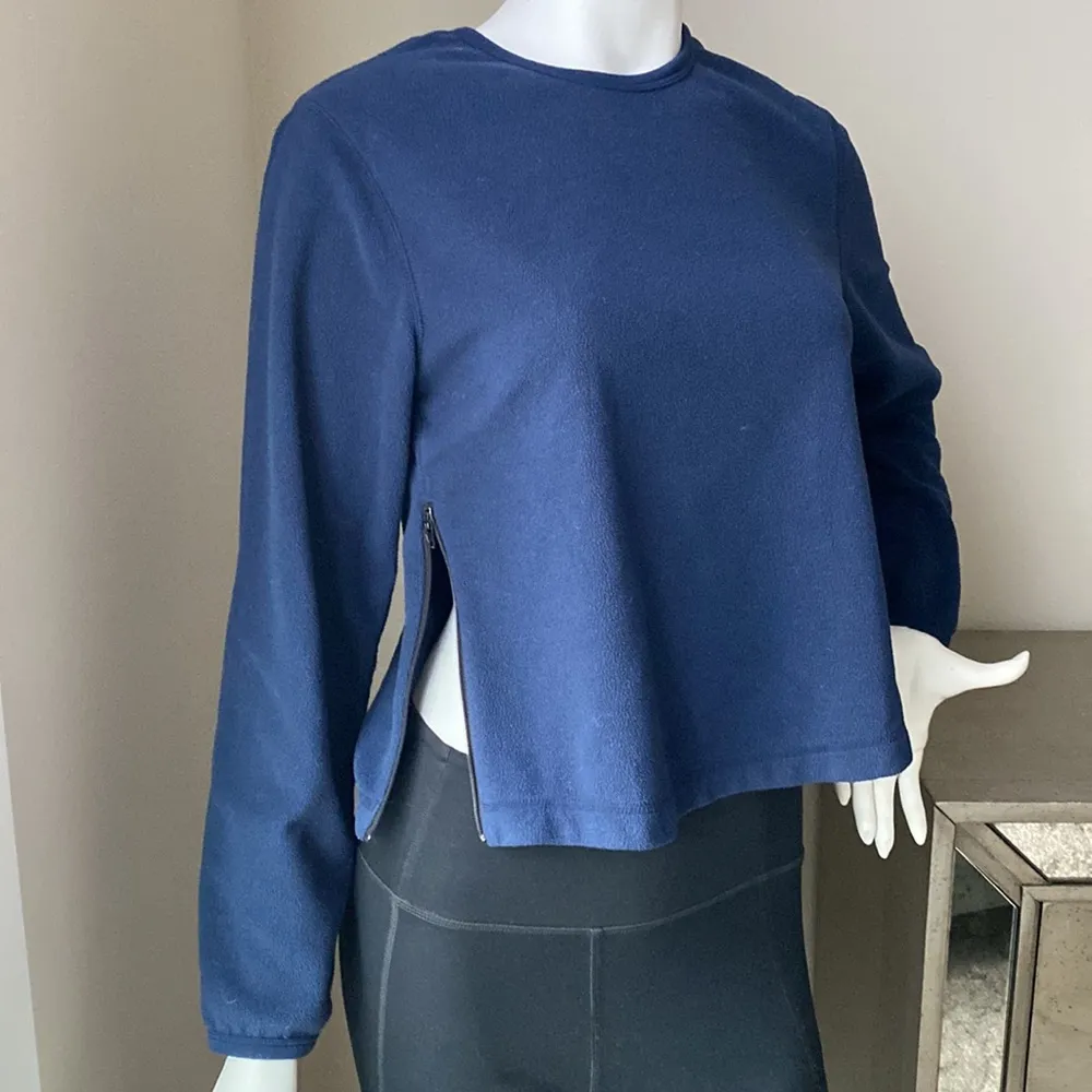 Nike Navy Fleece Crewneck - Image 2