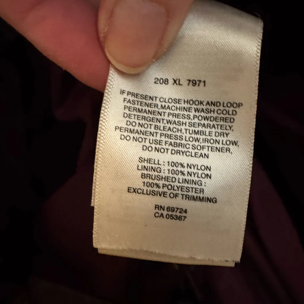 Columbia Womens Interchange Jacket Shell Hooded Zipper Pockets Purple Size XL - Image 5