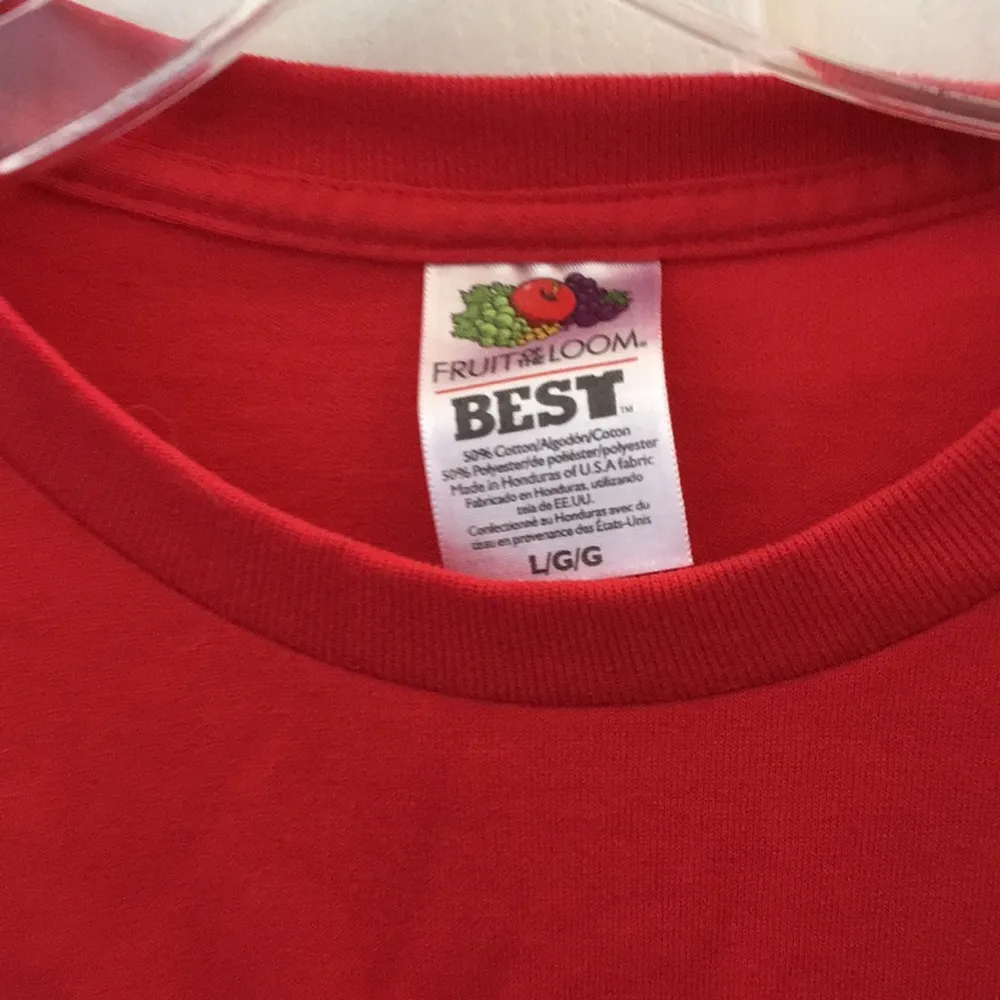 FINAL MARKDOWN Ladies aloha tee large Red - Image 4