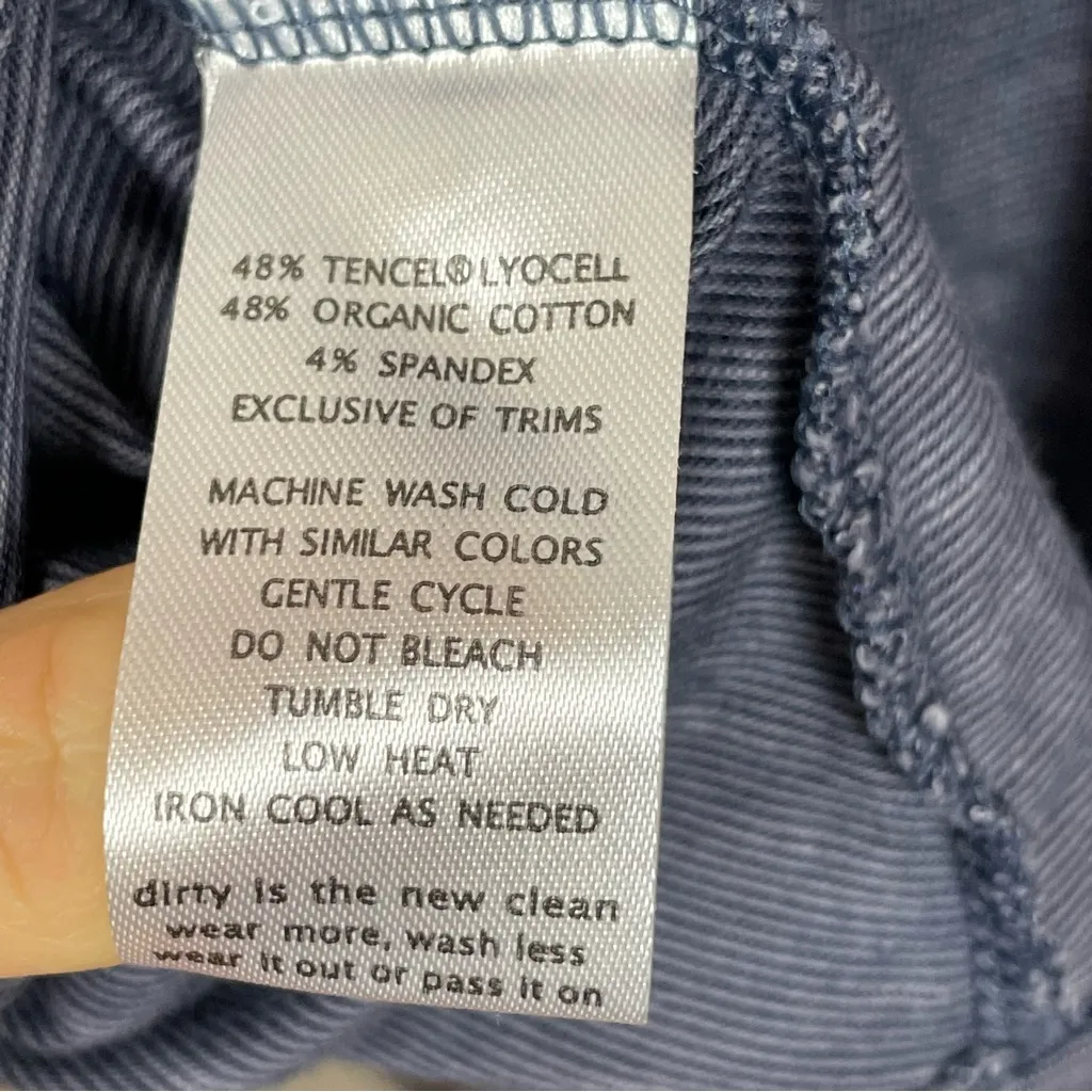 Toad & Co Dress Cue Wrap Style‎ Organic Cotton Tencel Spandex Medium Tie Waist Purple - Image 15