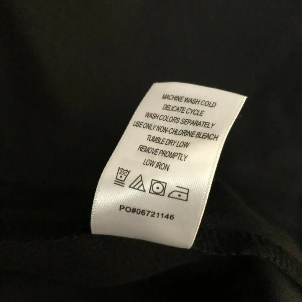 Roamans Set Outfit A Line Dress Jacket Sleeveless Scoop Neck Black Size 18W - Image 7