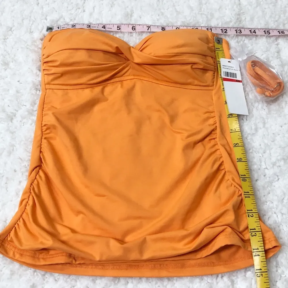 🆕 Anne Cole twist front bandeau tankini sw… - Image 6