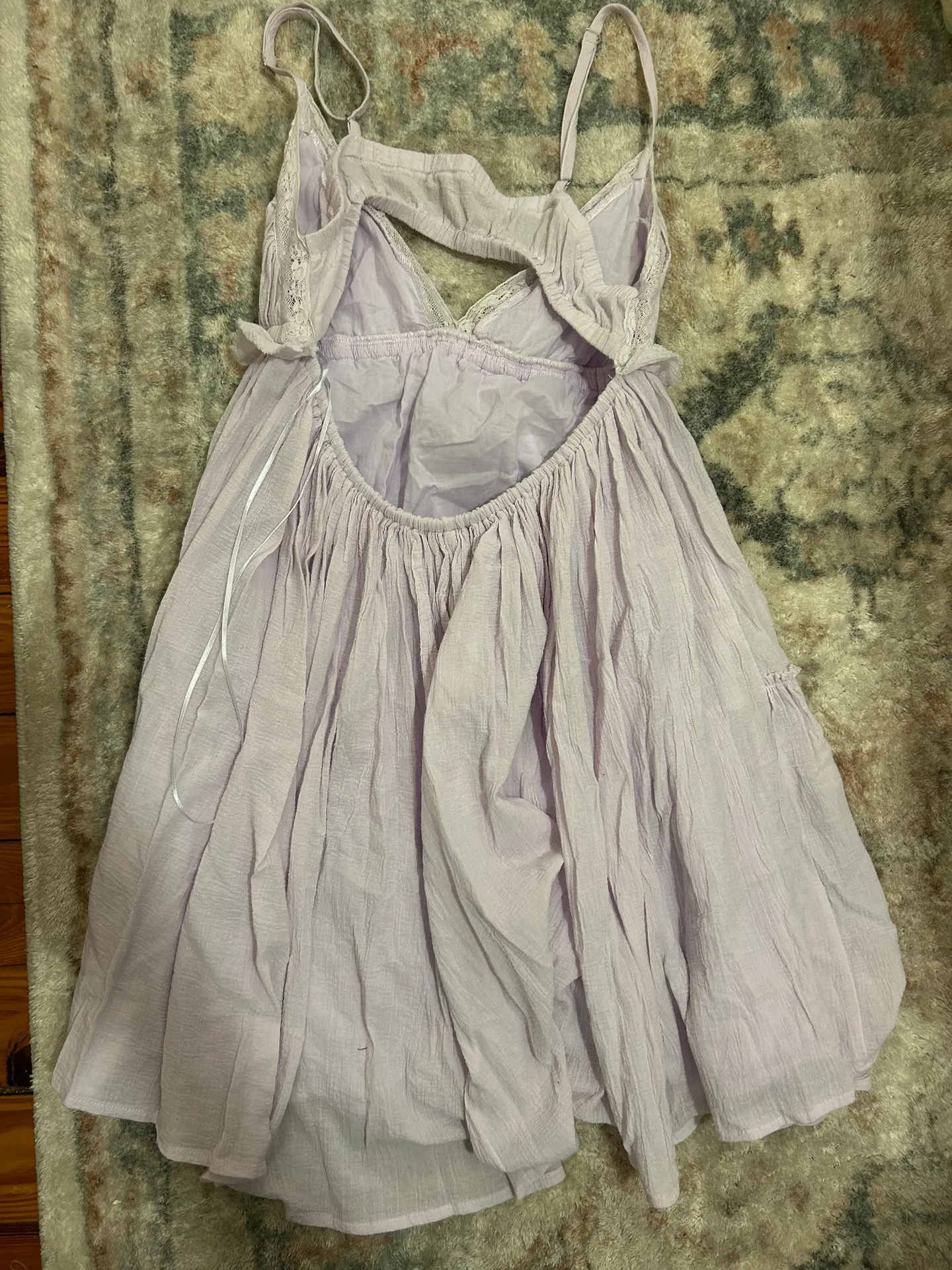 Lilac Mini Dress - Image 4