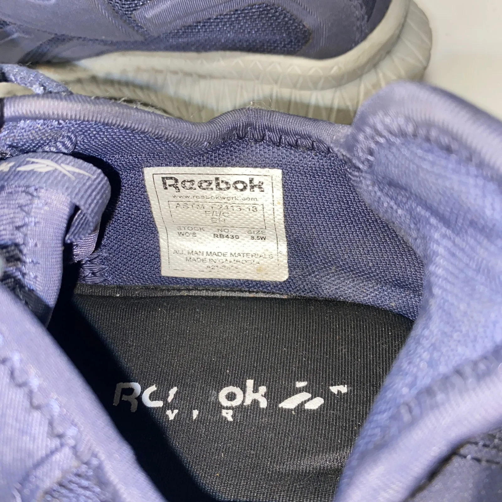 Reebok Navy Blue Flexagon 3.0 Composite Toe Slip Resistant Work Shoes Size 8.5W - Image 8