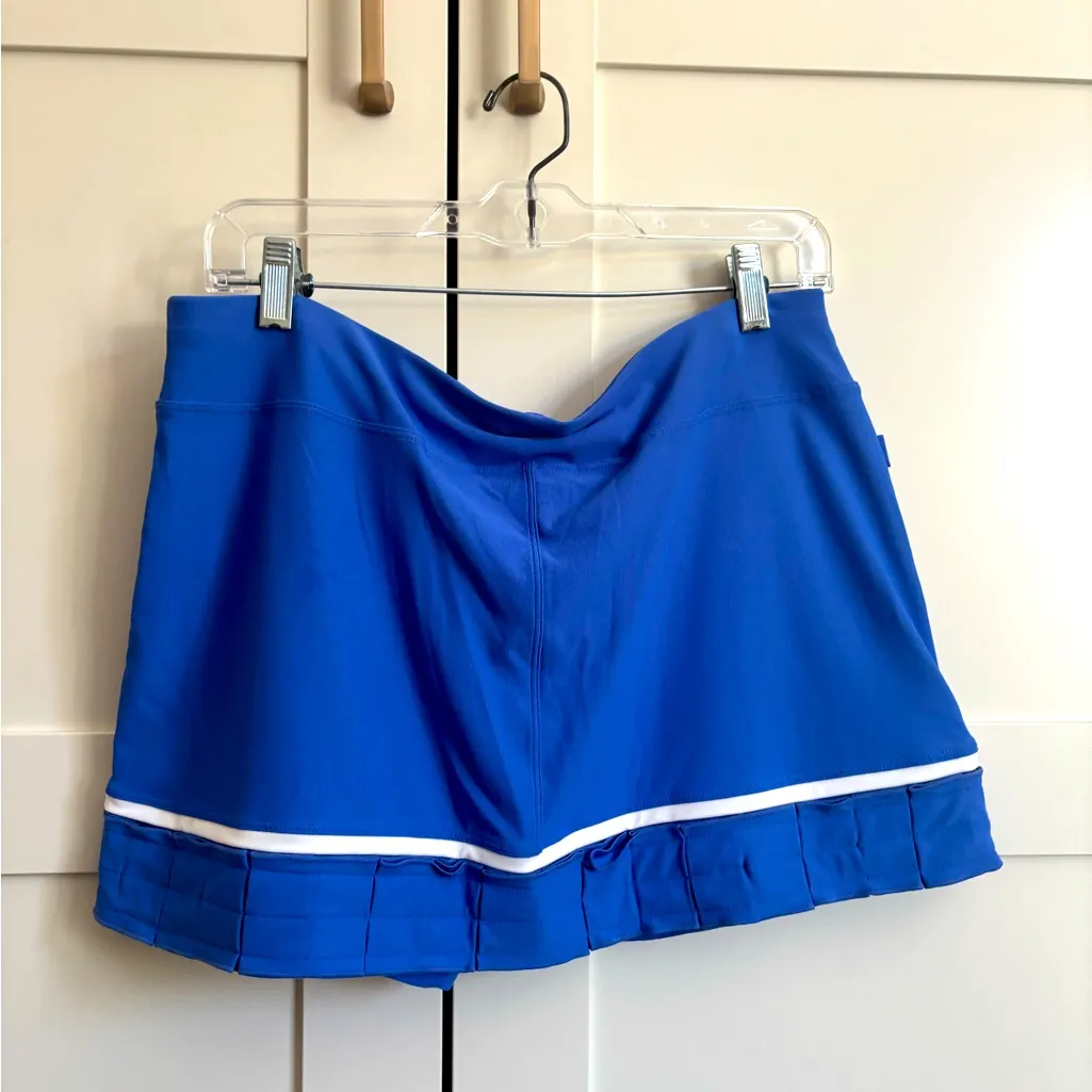Nike Fit Dry Skort in Blue Size Large New With Tags Pickleball Tennis Golf - Image 2