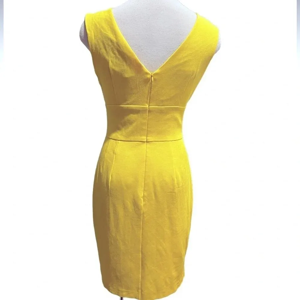 Trina Turk Womens Yellow Mini Dress Yellow Sleeveless
Lace Lining Size 4 - Image 6