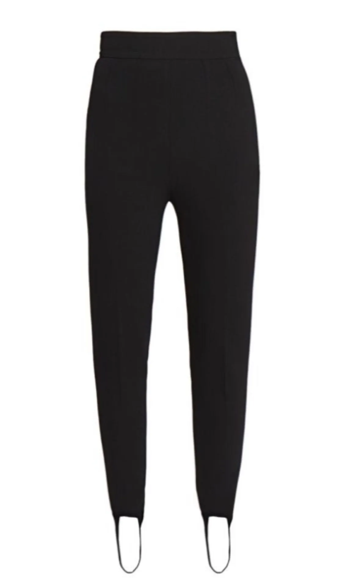 Isabel Marant Nanou Stirrup Wool-Blend Pants Size 42/US 10 Black - Image 3