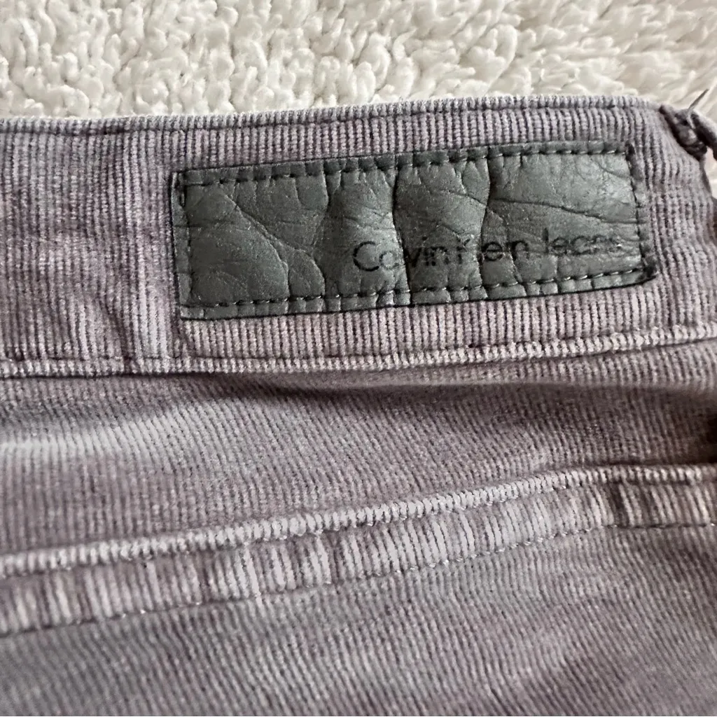 Women’s Calvin Klein Gray Corduroy Jeans - Image 5