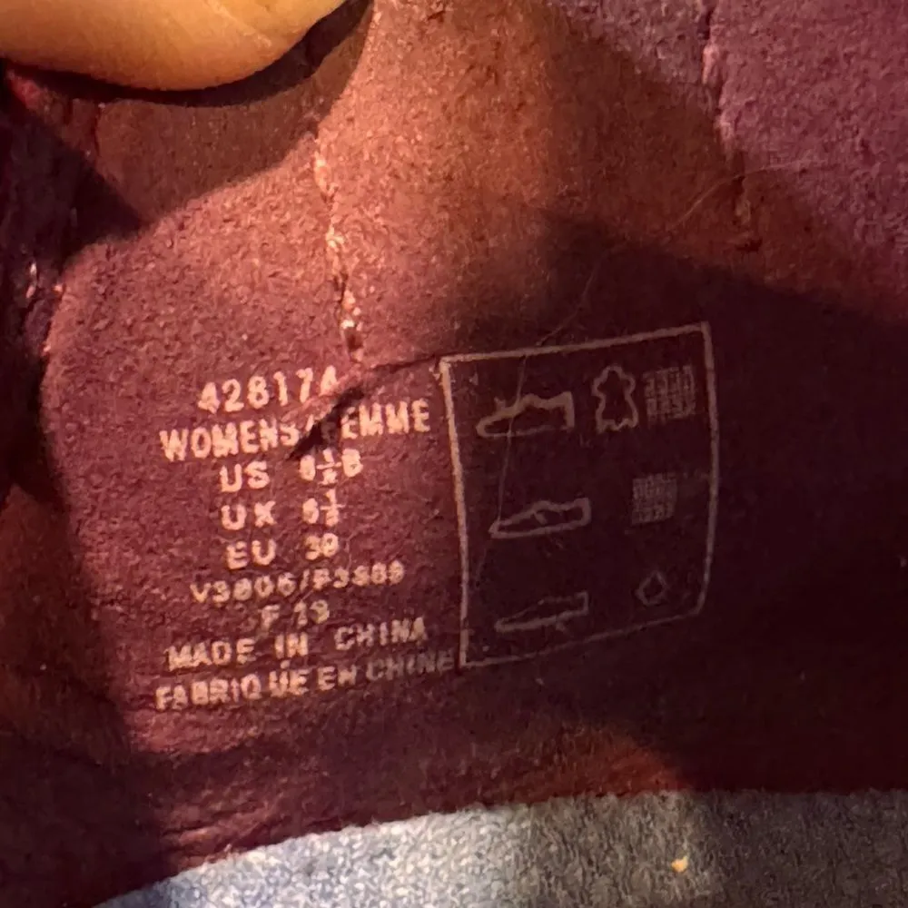 Lands End Shoes Casual Slip On Sneakers Pink Orange Suede Closed Toe size 8.5 Pink - Image 10