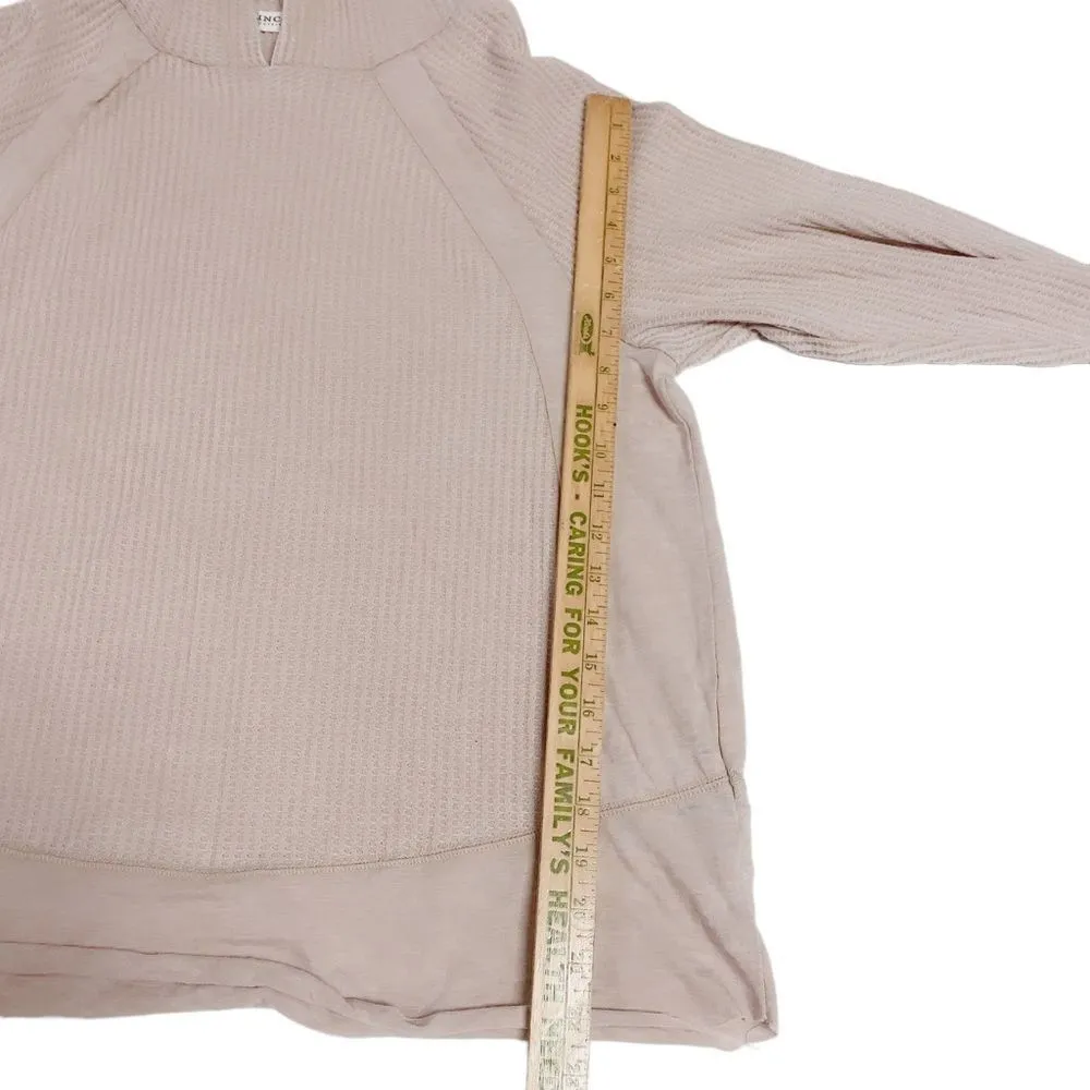 LINCOLN OUTFITTERS Henley Sweater Hoodie Pullover Waffle Knit - Image 11