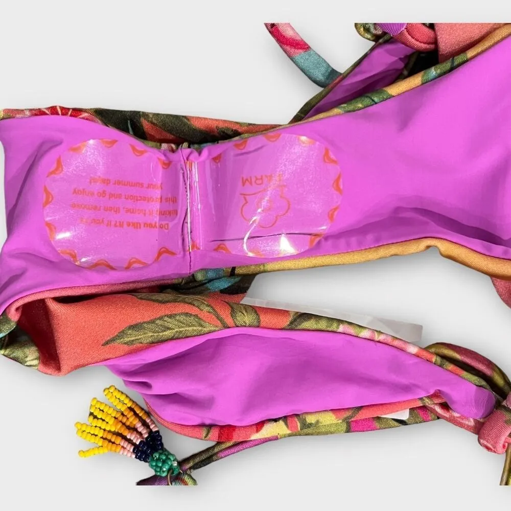 FARM Rio Ombre Forest Bikini Bottoms Size Large - Image 5