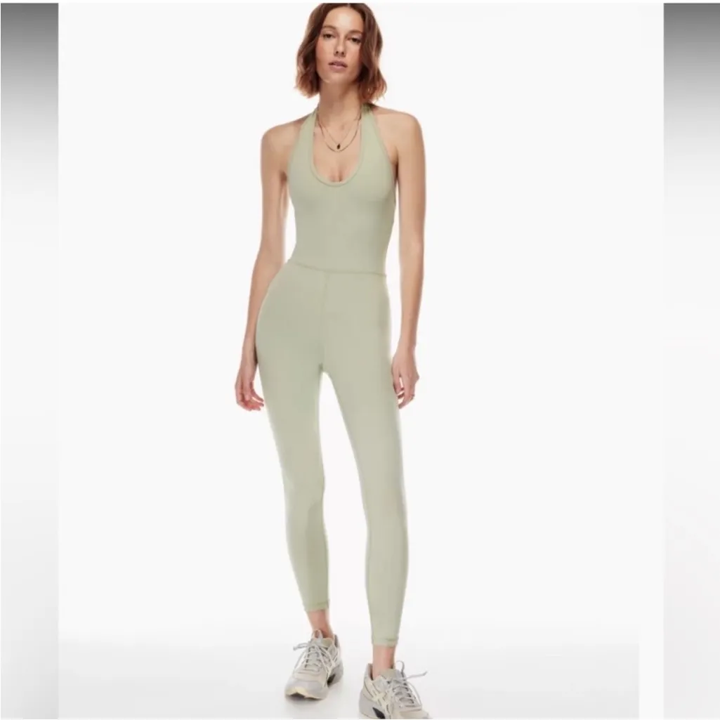 Aritzia Wilfred Free Light Green Athletic Jumpsuit - Image 3