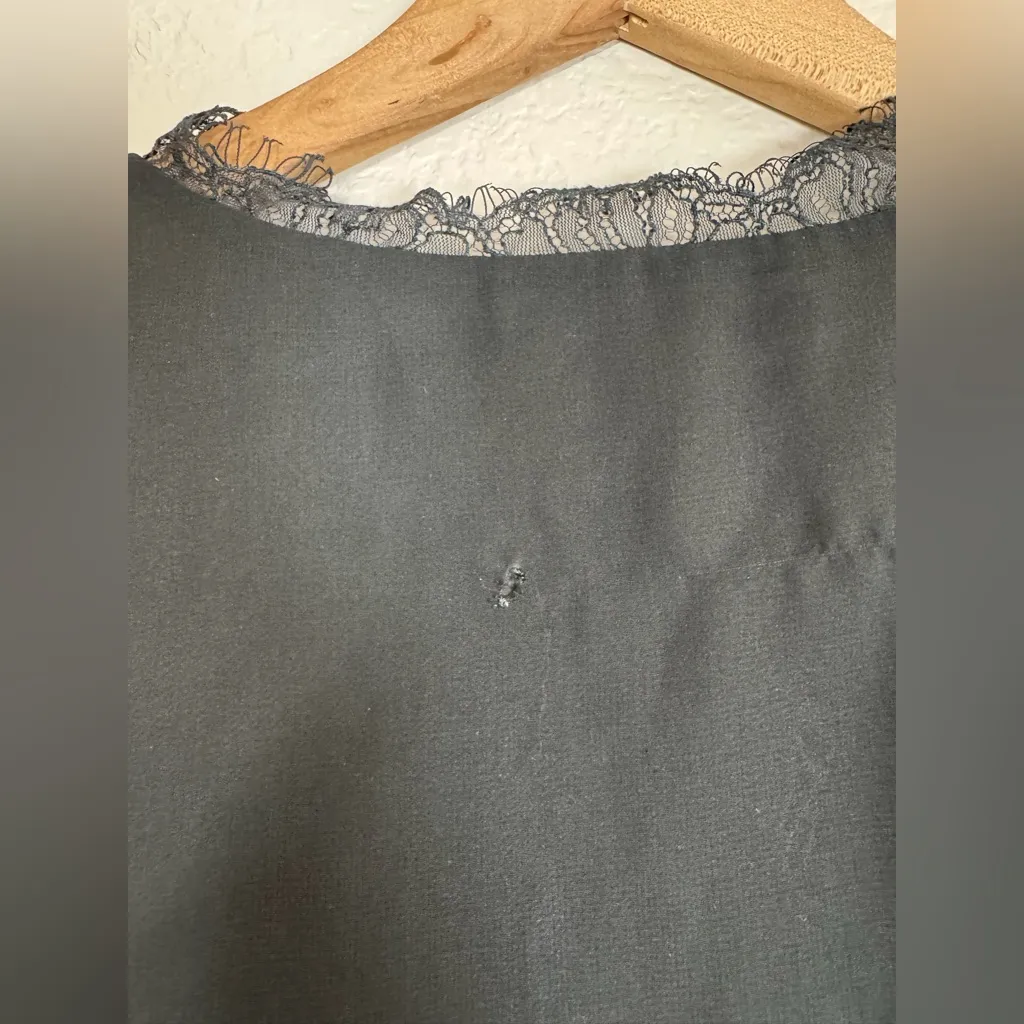 L’Academie Jade Wrap Lace Edge Mini Black Dress Revolve size XS $200 - Image 14