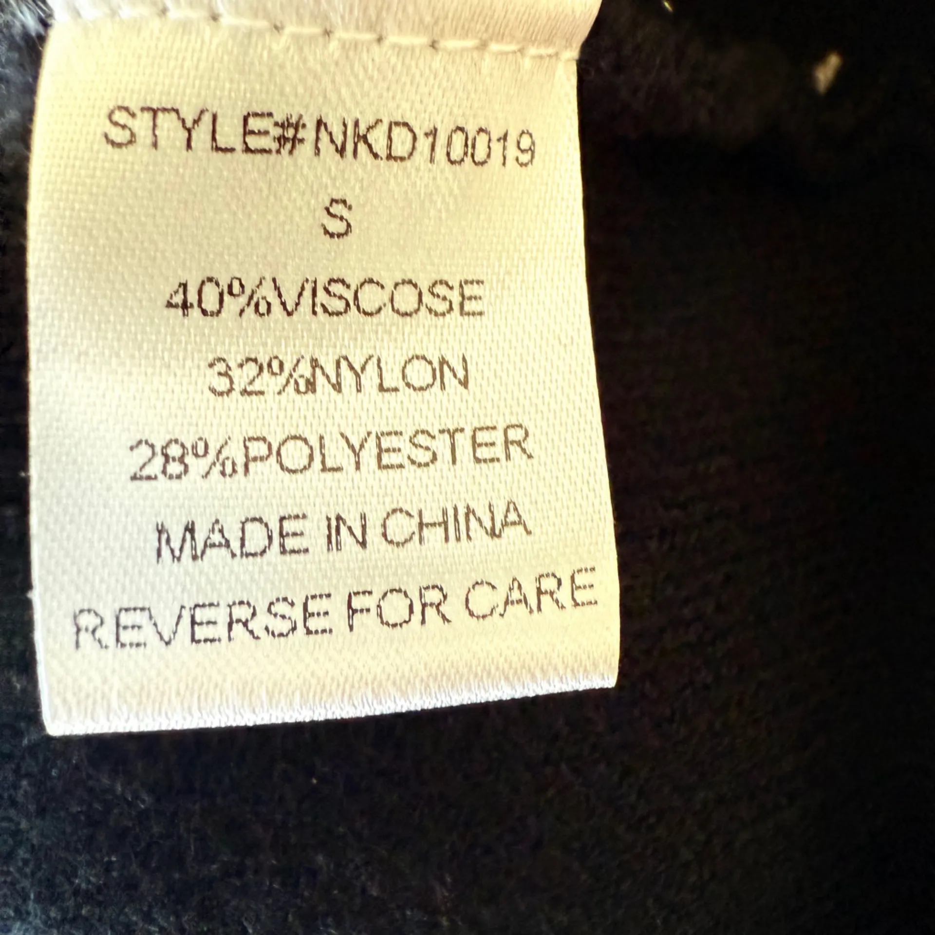 Bohme Hailey Studded feminine Midi Dress size S Long Sleeve Black Pearl Details - Image 8