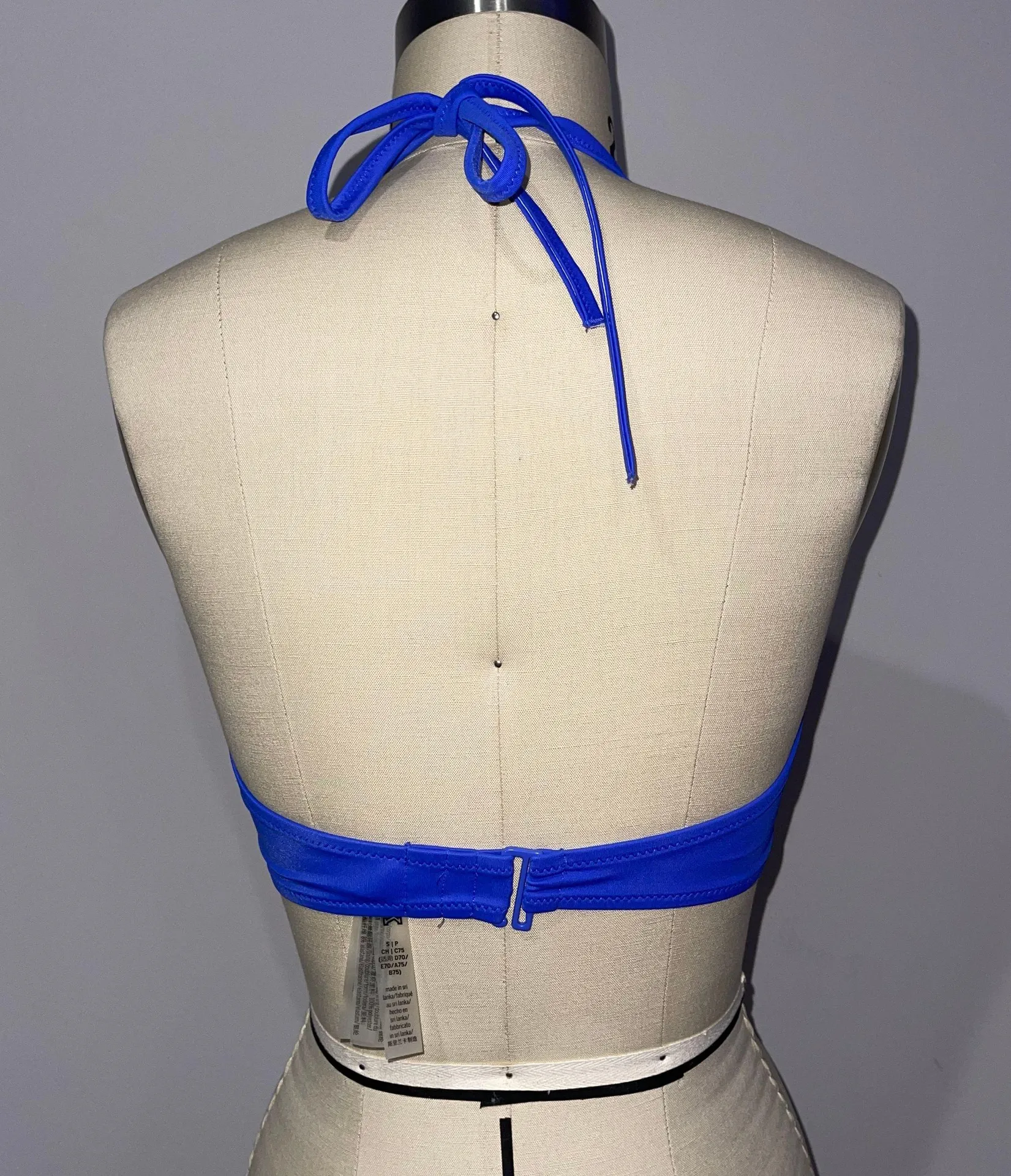 PINK Strappy V Wired Plunge Bikini Top - Image 4