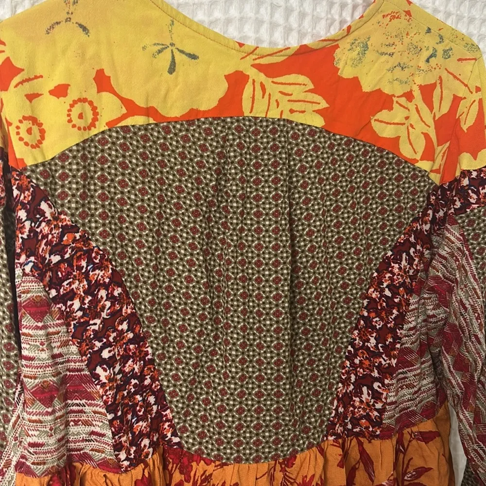 Free People Aloha State of Mind Blouse Crop Top size Small - Image 8