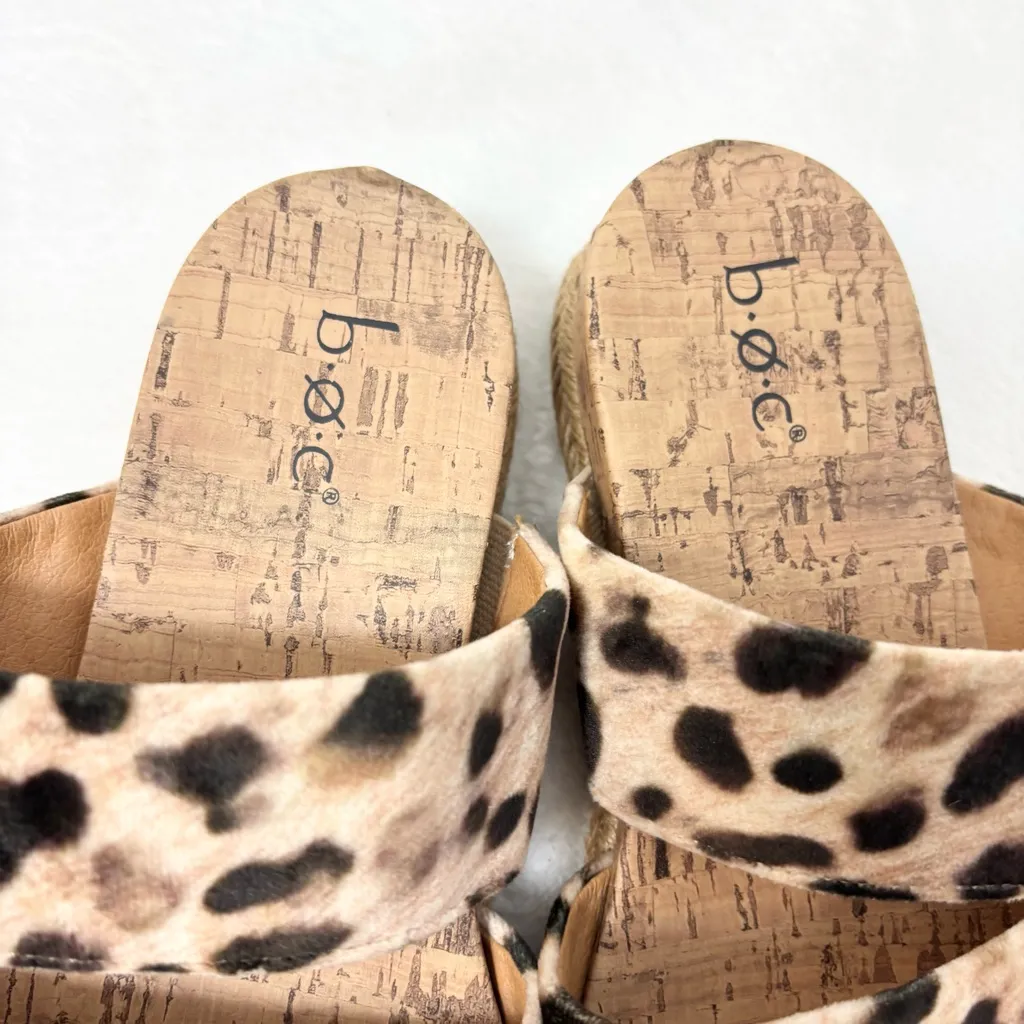 B.O.C. Leopard Print Espadrille Slip - Image 5