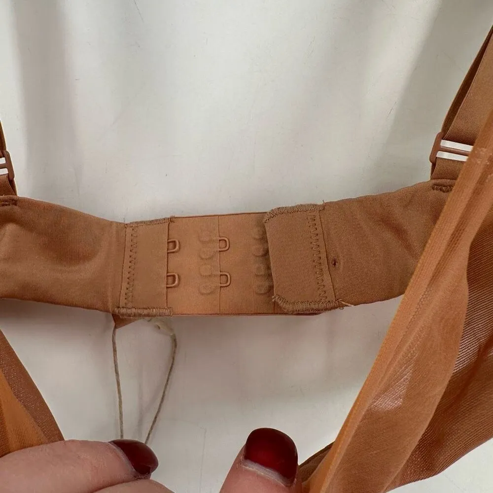 NWT Skims No Show Molded Unlined Demi Bra 34A $58 Clay Tan‎ - Image 4