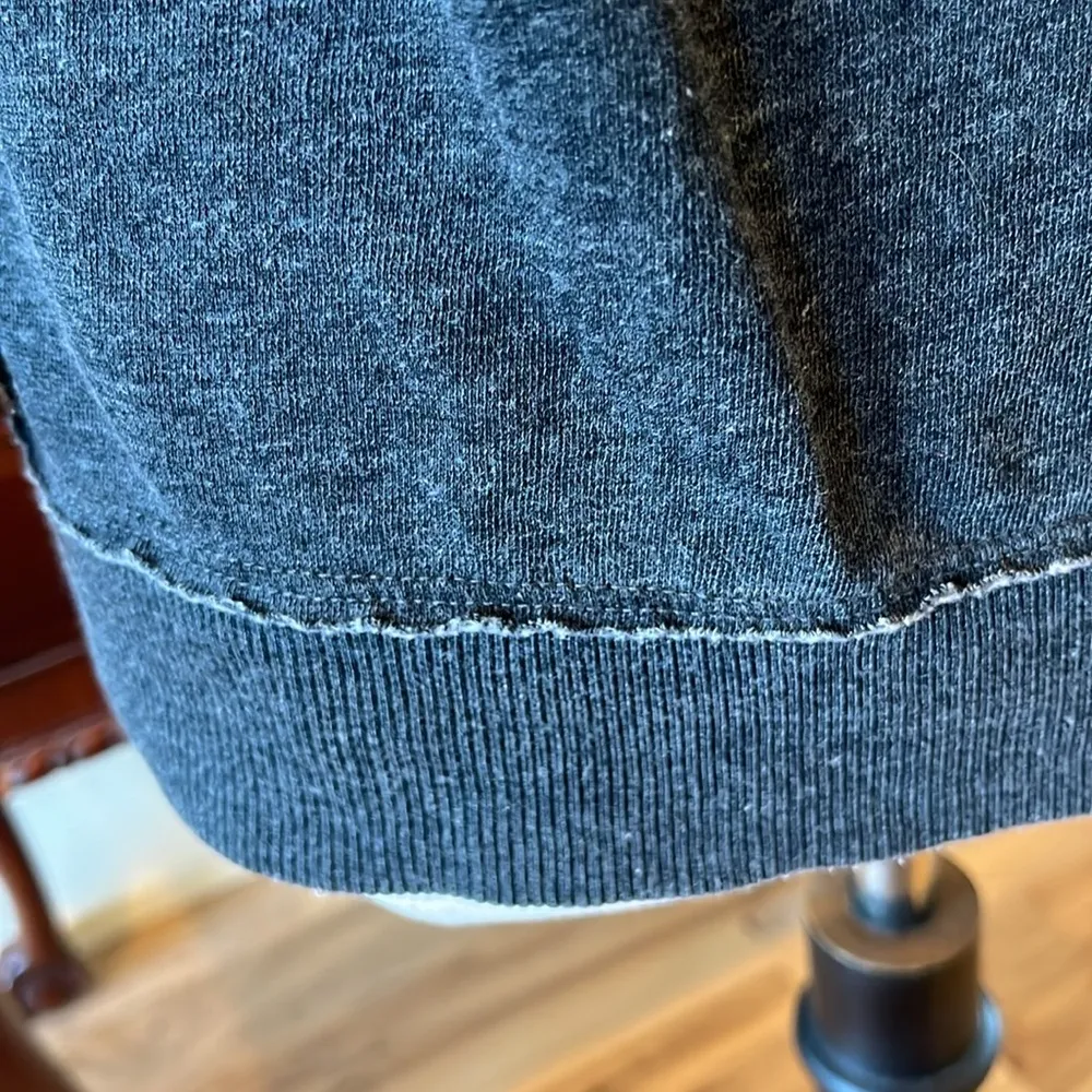 Calvin Klein Sweatshirt Charcoal Comfy Cross Over Front - Image 8