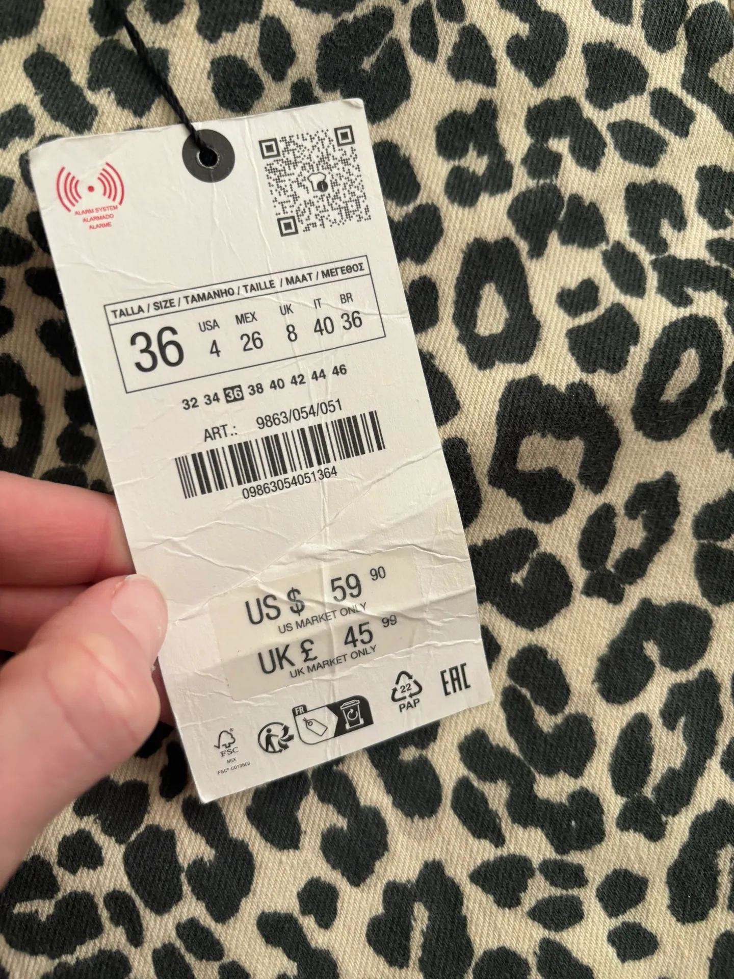 Cropped Cheetah Jeans  - Image 3