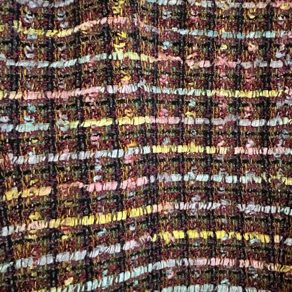 Fundamental Things Tweed Blazer Pink Multicolor Size 6 - Image 8