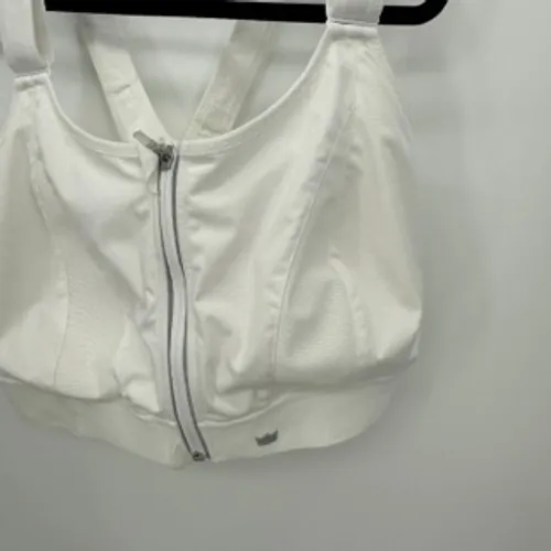 Shefit Womens White Ultimate Sports Bra Size 6 Luxe Workout Gym High Impact - Image 3