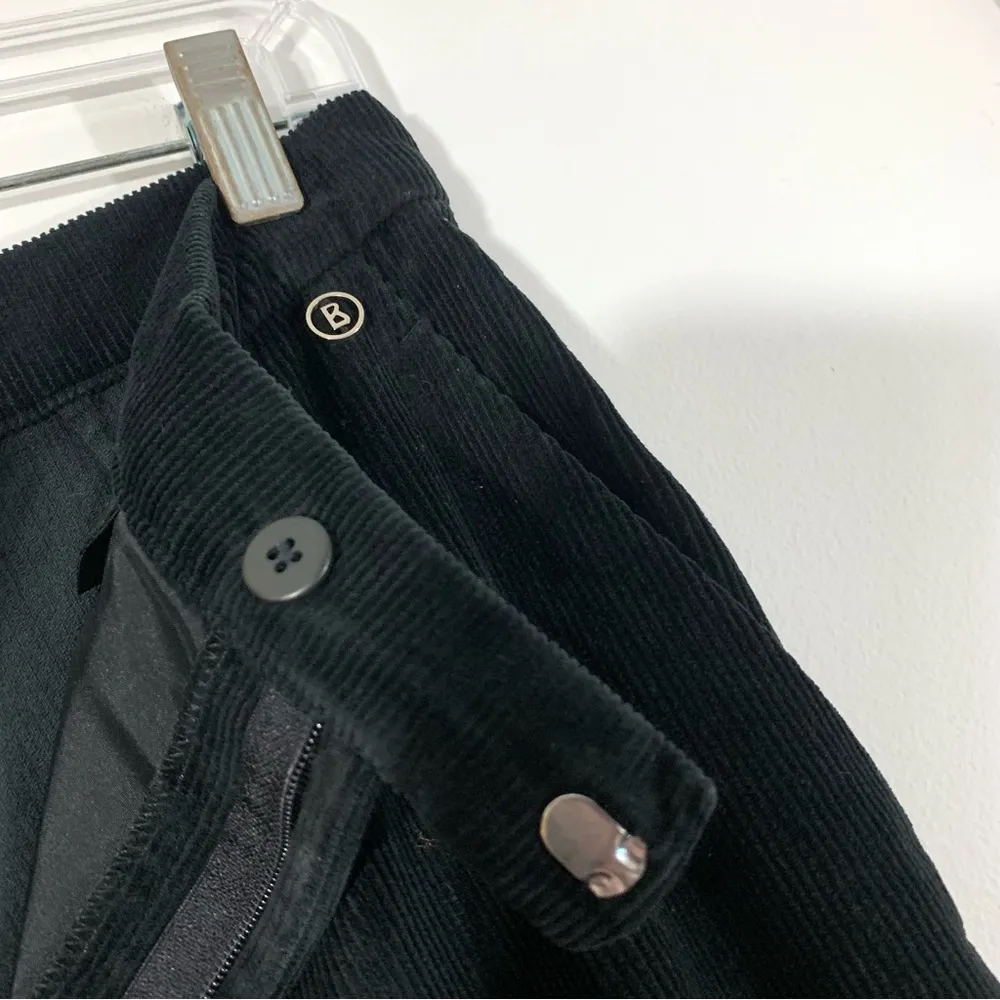Vintage Bogner Black Corduroy Pants Size 8 - Image 6