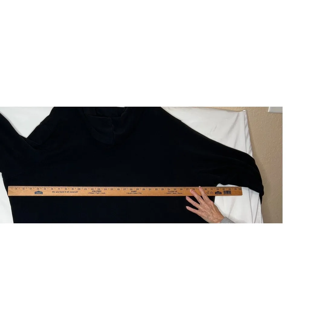 Torrid size 5 hoodie, black lace up long sleeve kangaroo pocket casual lounge - Image 3