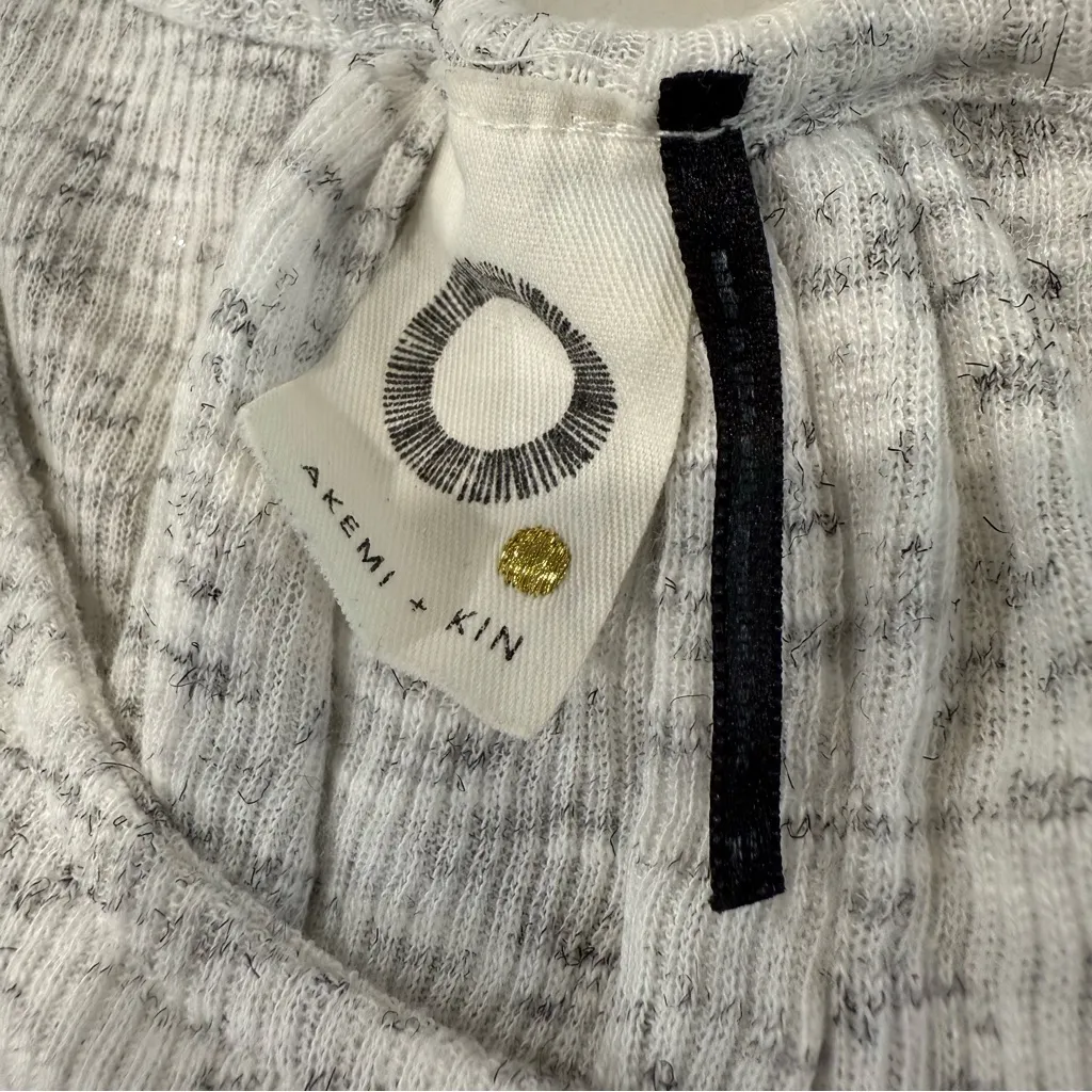 Akemi + Kin Anthropologie Lace Up Back Swing Tank Top Women’s XS Heather Gray - Image 3